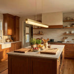 Alabaster Rectangle Linear Pendant Light — image 12