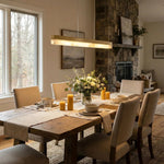 Alabaster Rectangle Linear Pendant Light — image 9