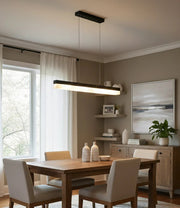 Alabaster Rectangle Linear Pendant Light — image 14