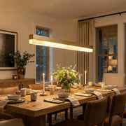 Alabaster Rectangle Linear Pendant Light — image 17