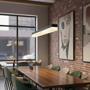 Alabaster Rectangle Linear Pendant Light — image 24