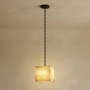 Alabaster Square Chain Chandelier