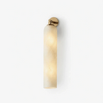 Alabaster Tube Cylinder Wall Sconce