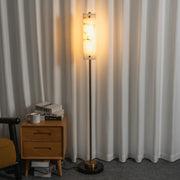 Alabaster Years Brass Floor Lamp — image 4