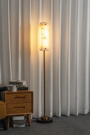 Alabaster Years Brass Floor Lamp — image 11