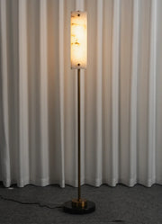 Alabaster Years Brass Floor Lamp — image 12