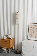 Alabaster Years Brass Floor Lamp — image 13