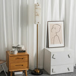 Alabaster Years Brass Floor Lamp — image 7