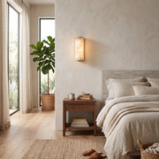 Alcott Fluted Alabaster Column Wall Sconce