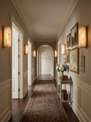 Alcott Fluted Alabaster Column Wall Sconce