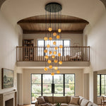 Ambrose Alabaster Globe Cascade Chandelier