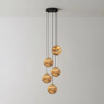 Ambrose Alabaster Globe Cascade Chandelier