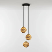 Ambrose Alabaster Globe Cascade Chandelier