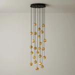 Ambrose Alabaster Globe Cascade Chandelier