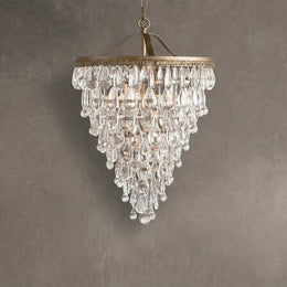 Anabella Round Chandelier 17''23''H