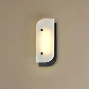 Asymmetrical Elaris Alabaster Wall Lamp