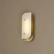 Asymmetrical Elaris Alabaster Wall Lamp