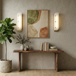 Asymmetrical Elaris Alabaster Wall Lamp