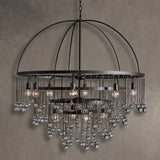 Aubrey Modern Crystal Ball 4 Tier Chandelier
