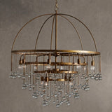 Aubrey Modern Crystal Ball 4 Tier Chandelier