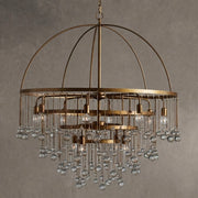 Aubrey Modern Crystal Ball 4 Tier Chandelier