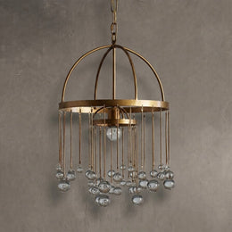 Aubrey Modern Crystal Ball Pendant Light