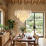 Aveline Alabaster Petal Chandelier