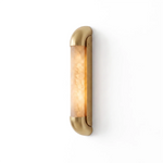 Aveline Bracketed Alabaster Wall Sconce