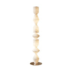 Sculptural Layered Alabaster Floor Lamp — image 1