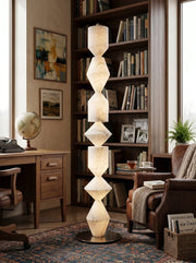 Sculptural Layered Alabaster Floor Lamp — image 11