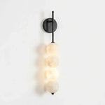 Beaded Aurelle Alabaster Orb Wall Sconce