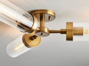 Andreas 3 Lights Glass Flushmount