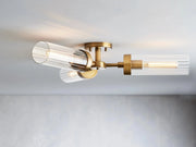 Andreas 3 Lights Glass Flushmount
