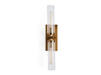 Andreas 2-Light Glass Wall Sconce
