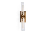Andreas 2-Light Glass Wall Sconce
