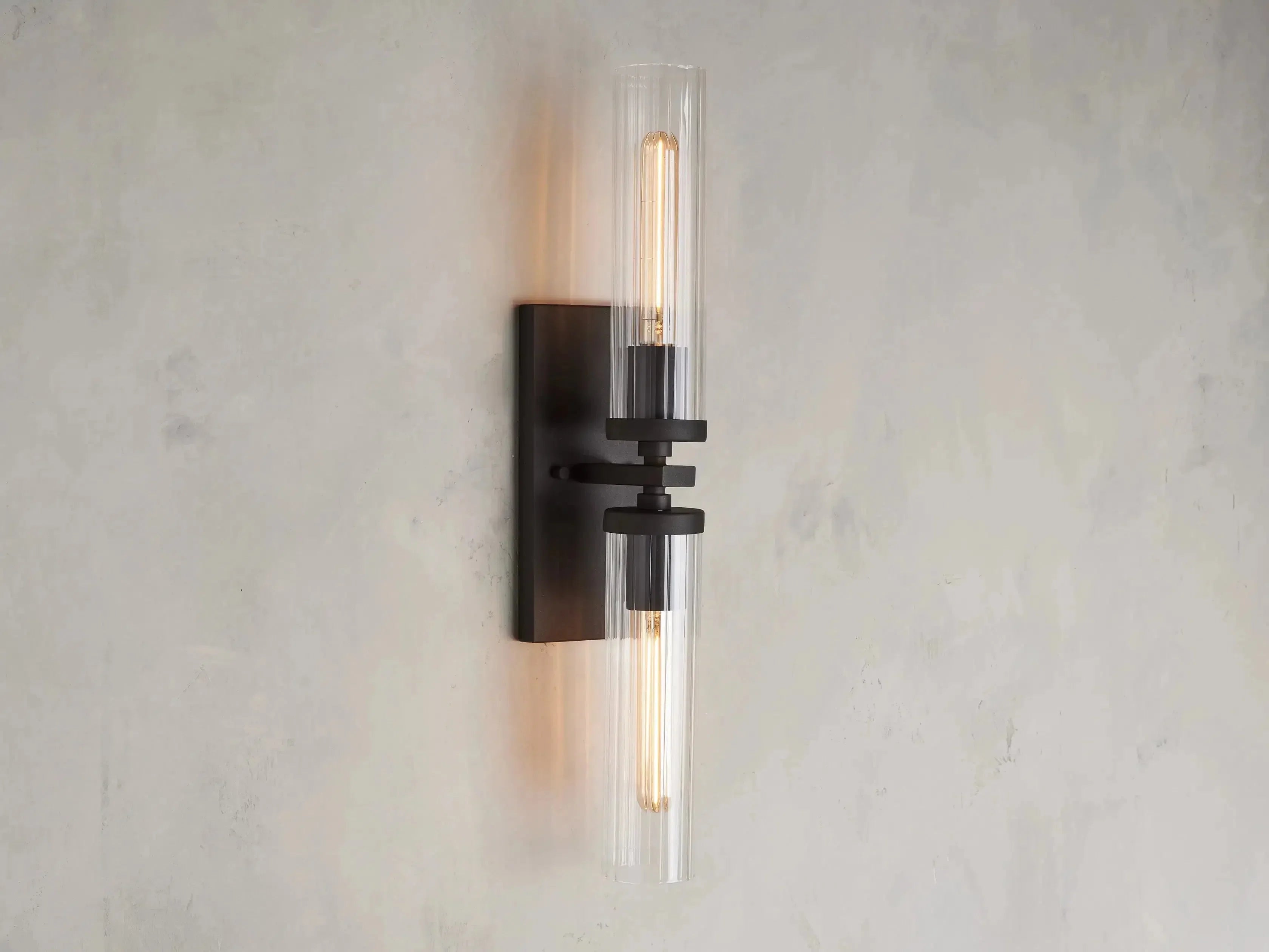 Andreas 2-Light Glass Wall Sconce
