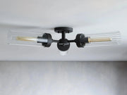 Andreas 3 Lights Glass Flushmount