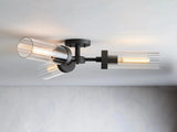 Andreas 3 Lights Glass Flushmount