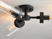 Andreas 3 Lights Glass Flushmount