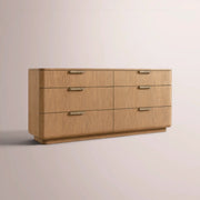 Cavenza 6-Drawer Dresser — NATURAL OAK