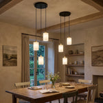 Caldera Alabaster Block Spiral Chandelier