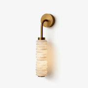 Calla Cylinder Alabaster Wall Lamp