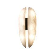Capsule Alabaster Veil Leather Wall Light