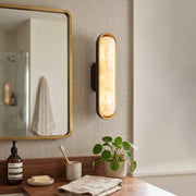 Capsule Chiarore Alabaster Wall Sconce