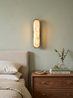 Capsule Chiarore Alabaster Wall Sconce