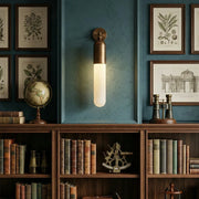 Capsule Linear Alabaster Wall Sconce