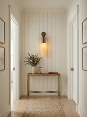 Capsule Linear Alabaster Wall Sconce
