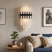 Cascading Alabaster Bar Wall Light