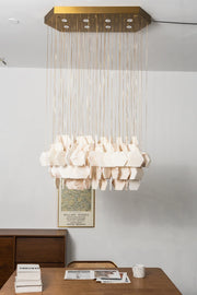 Natural Alabaster Chandelier — image 14