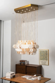 Natural Alabaster Chandelier — image 12